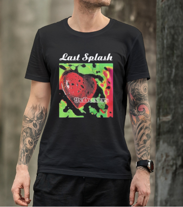 The Breeders Last Splash Album Art With Heart Image T-Shirt