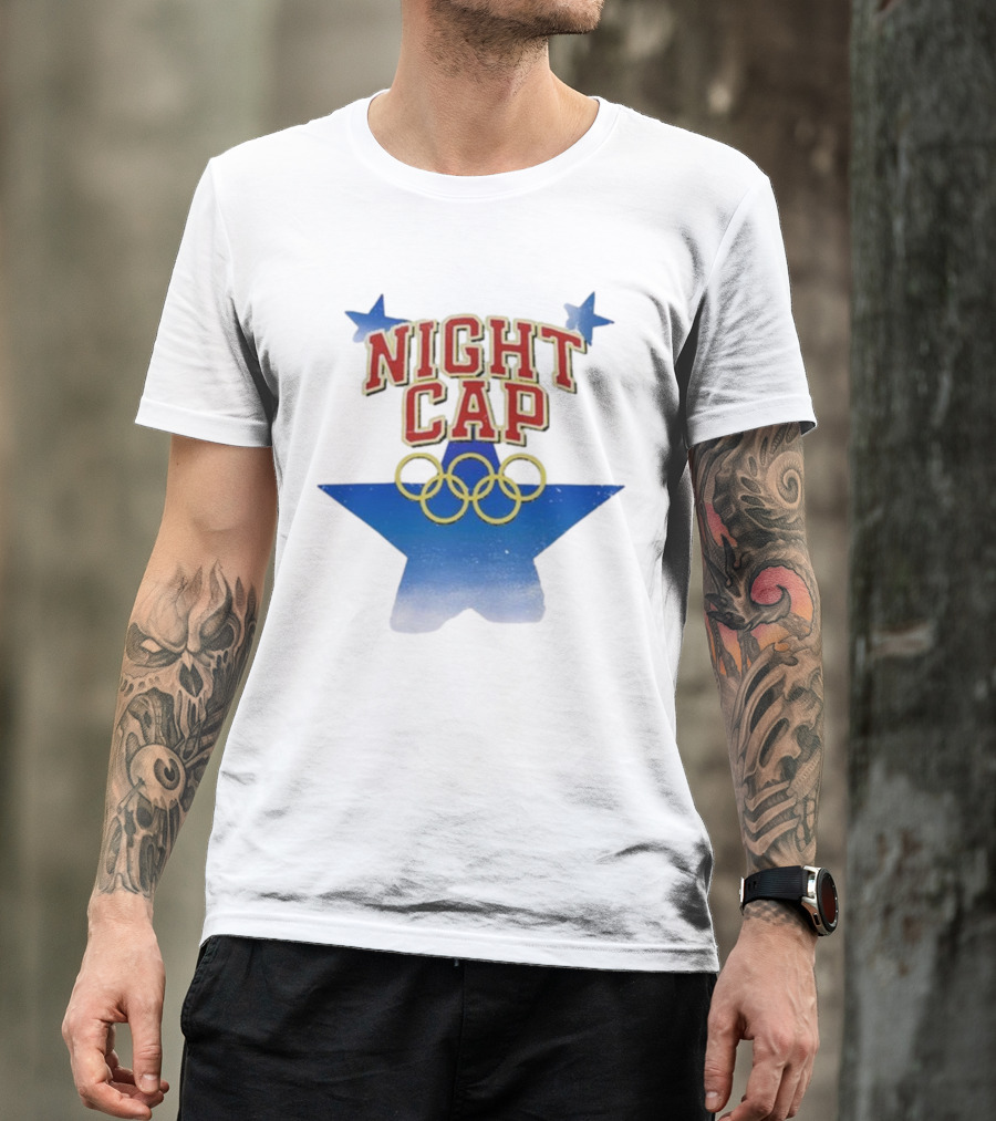 Night Cap Olympics Star Rings T-Shirt