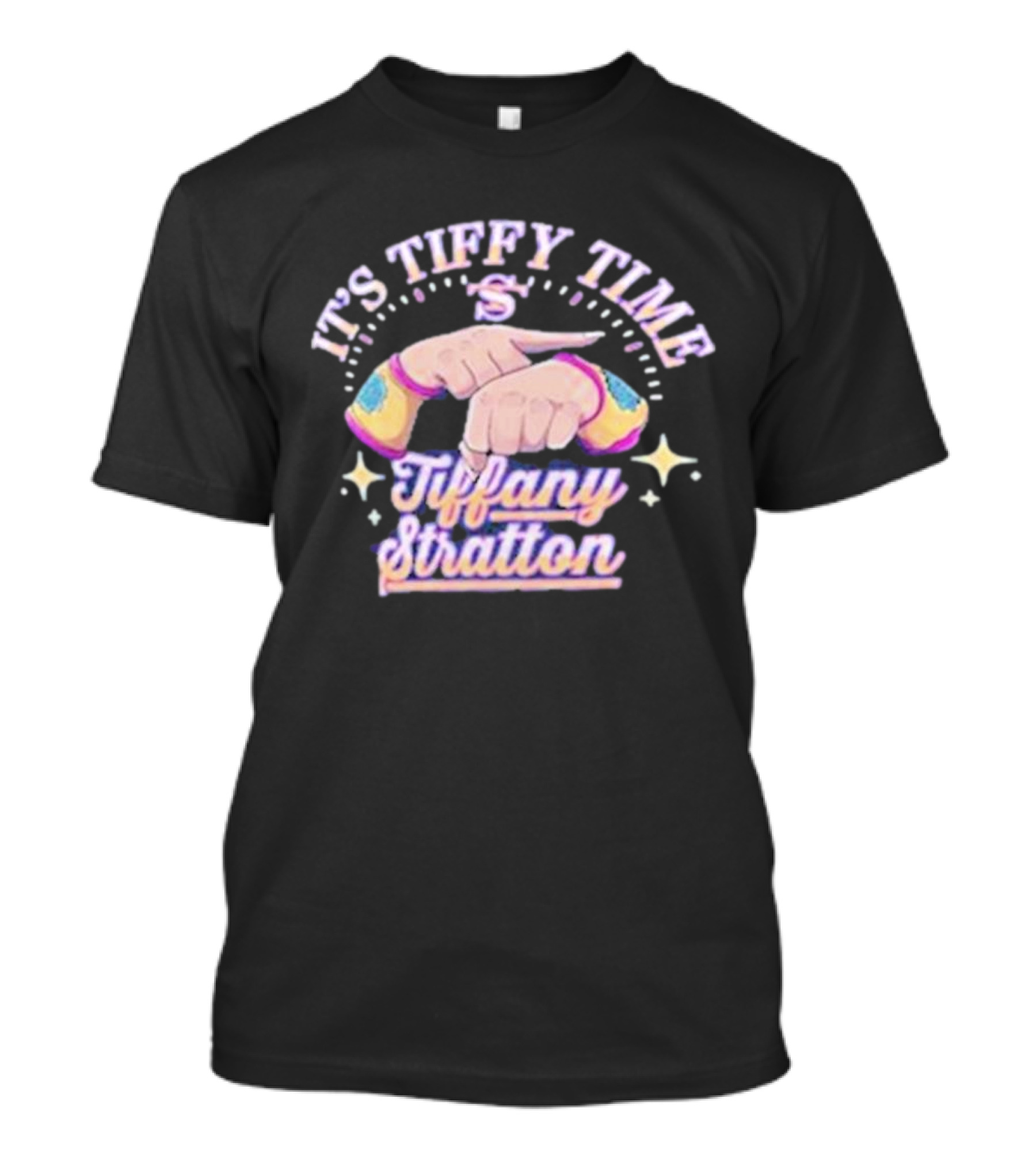 Tiffany Stratton It's Tiffy Time With Stars And Colored Wristbands T-Shirt