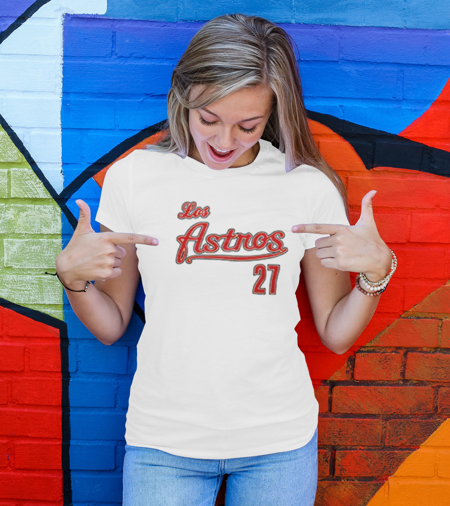 Jose Altuve Los Astros 27 Jersey Giveaway T-Shirt