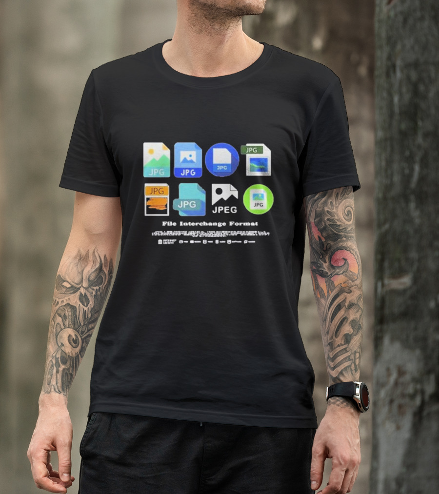 Jpegmafia File Interchange Format Distressed Thumbnails T-Shirt