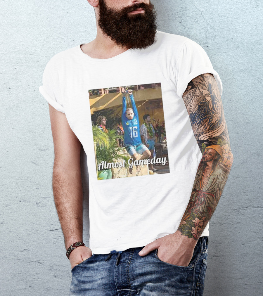 Almost Gameday Zipline Adventure In Sports Jersey T-Shirt