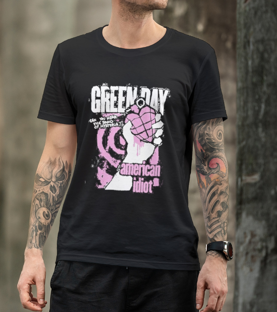 Green Day American Idiot Can You Hear The Sound Of Hysteria? T-Shirt