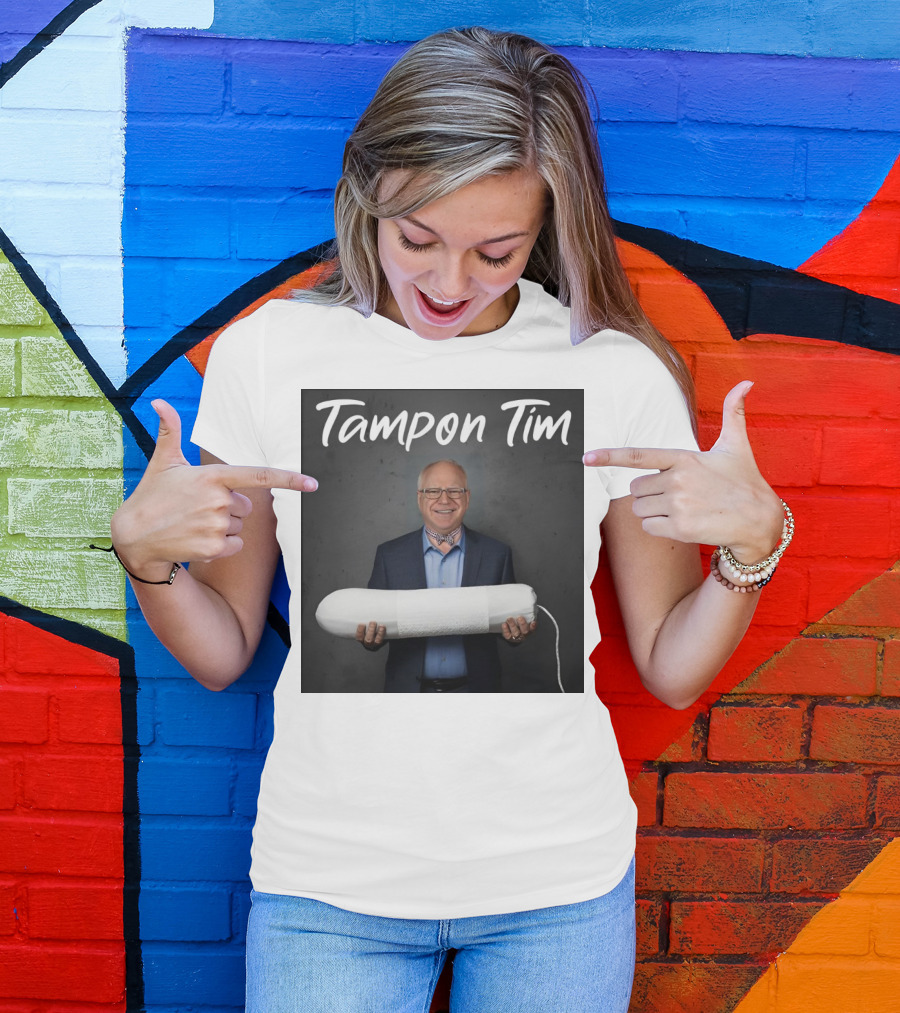 Johnny Midnight Tampon Tim Walz T-Shirt