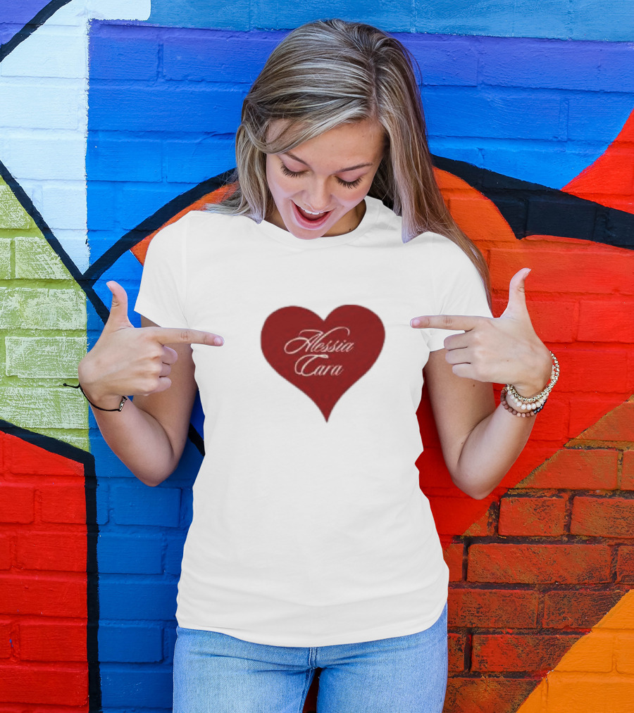 Alessia Cara Red Heart Dead Man Thank Your Lucky Stans Im Creative T-Shirt