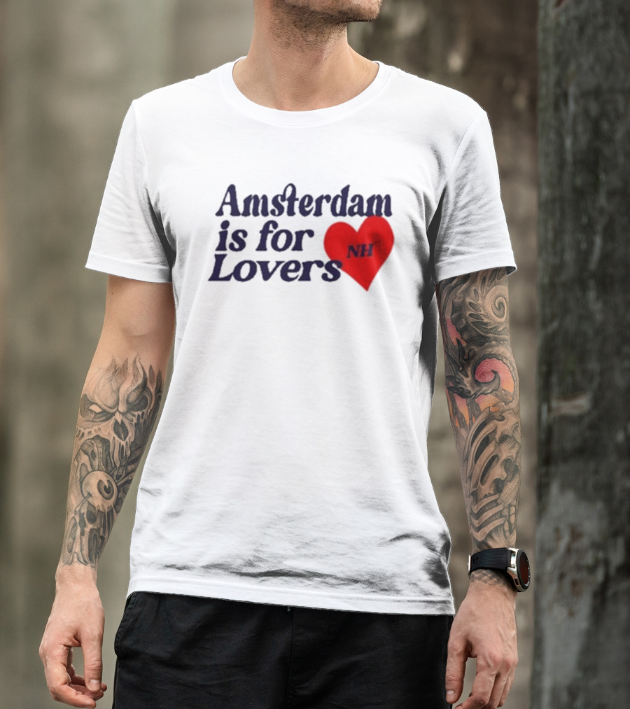 Amsterdam Is For Lovers NH Heart T-Shirt