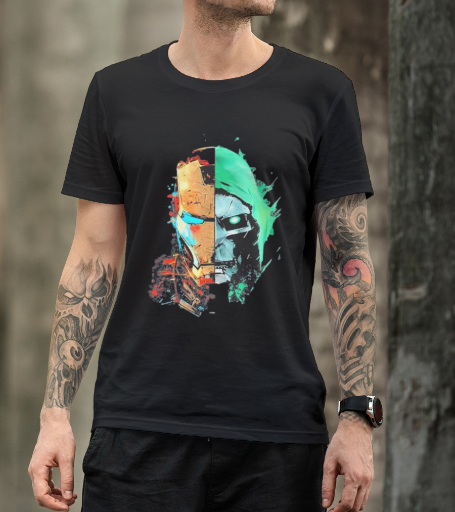 New Mask Same Task Iron Man Doctor Doom Mashup T-Shirt
