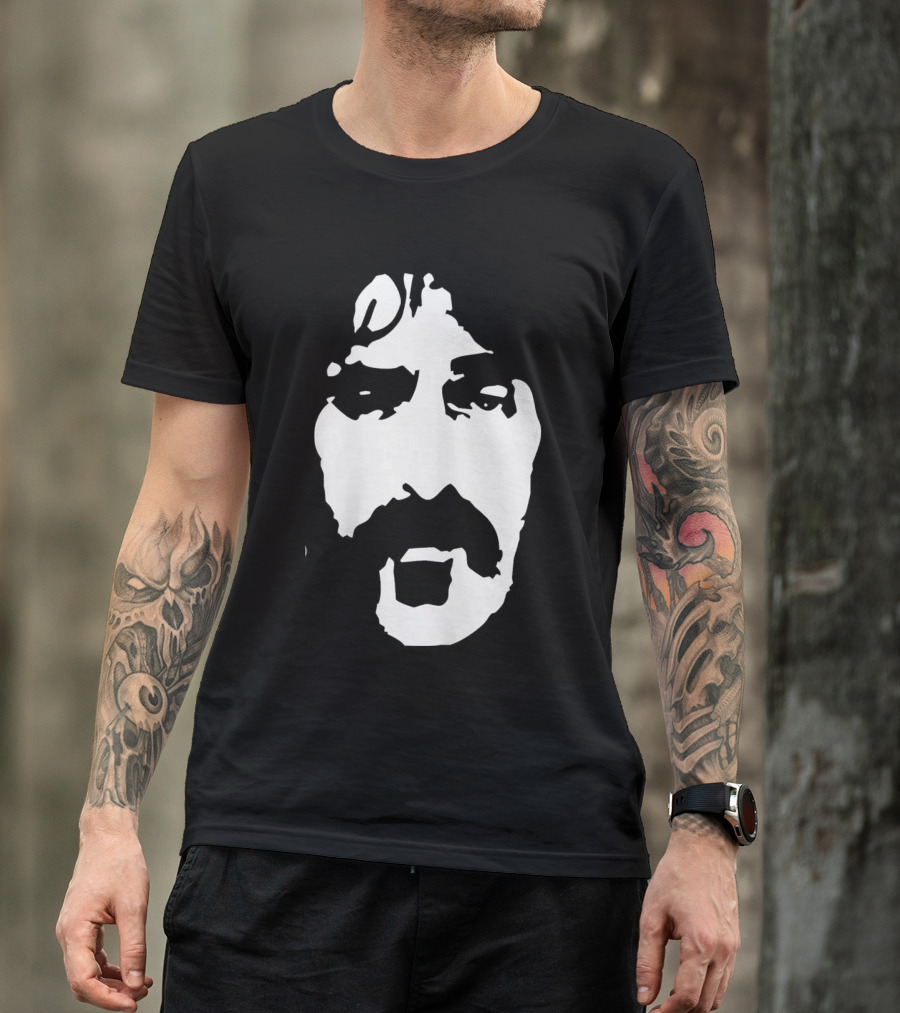 Scott Ritter Frank Zappa Monochrome Face T-Shirt