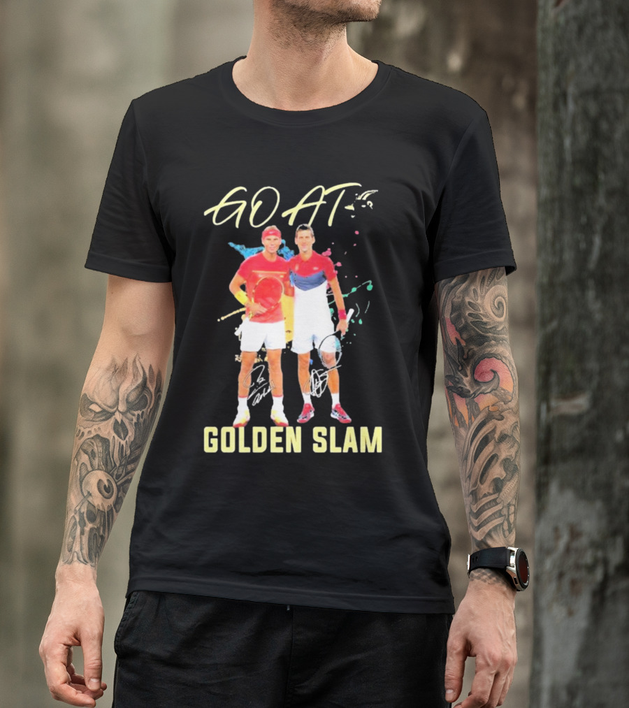 GOAT Golden Slam Tennis Signature T-Shirt
