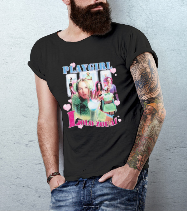 PLAYGIRL LOLO ZOUAÏ Retro Fashion Aesthetic With Feminine Icons T-Shirt