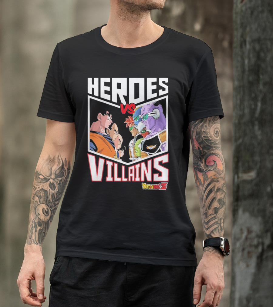 Heroes Vs. Villains DRAGON BALL Z Youth BIOWORLD T-Shirt