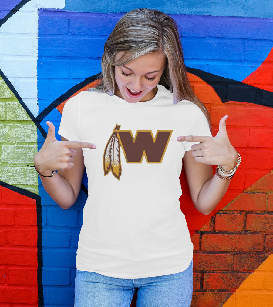 Washington Commanders Feather T-Shirt