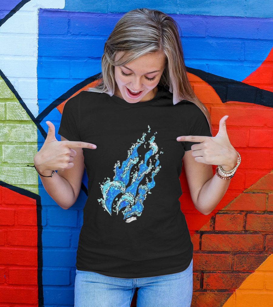 Fire Wave Blue Flame T-Shirt