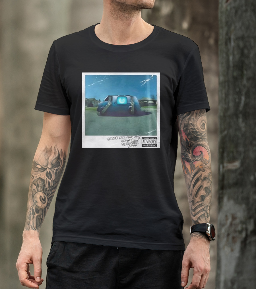 Funnyahhtees Good Kid M.A.A.D City Reboot Van Parental Advisory Kendrick Lamar T-Shirt