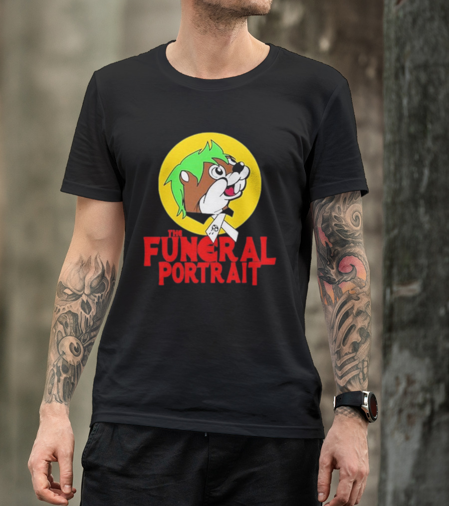 The Funeral Portrait Cartoon Mascot Circle T-Shirt