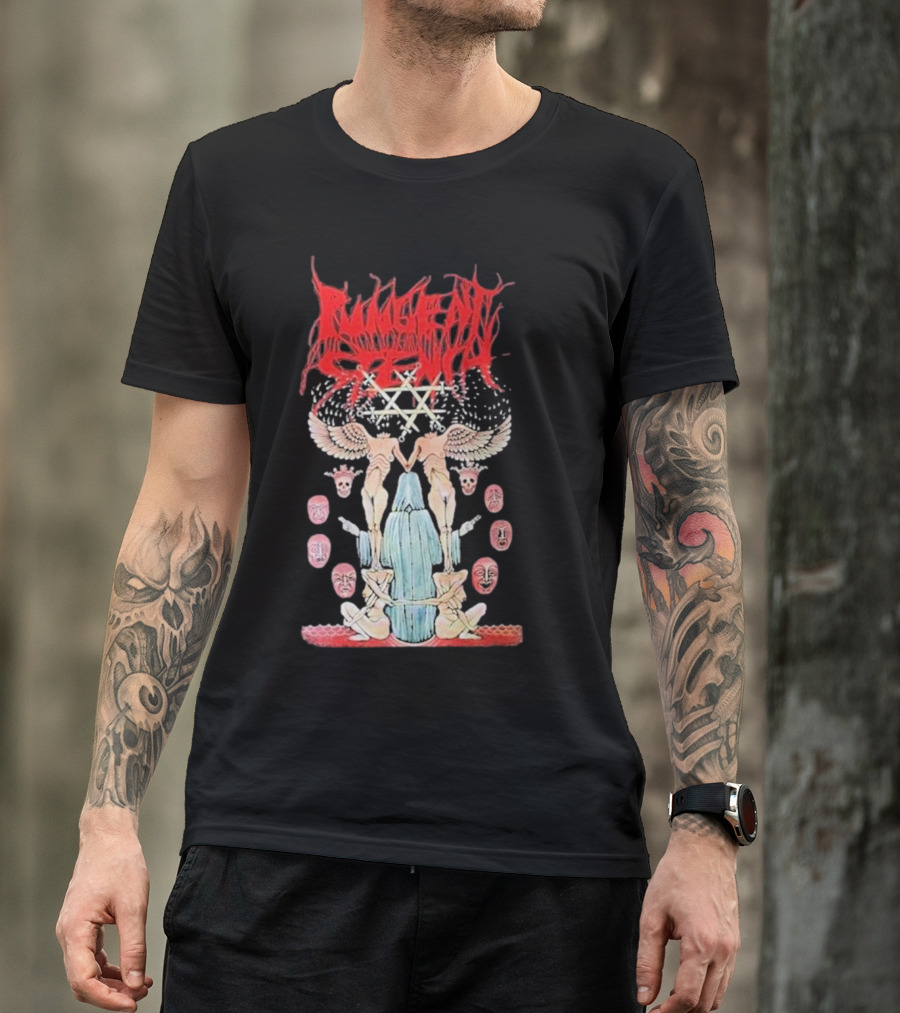 Pungent Stench Smut Kingdom Faces Angelic Figures And Mask Icons T-Shirt
