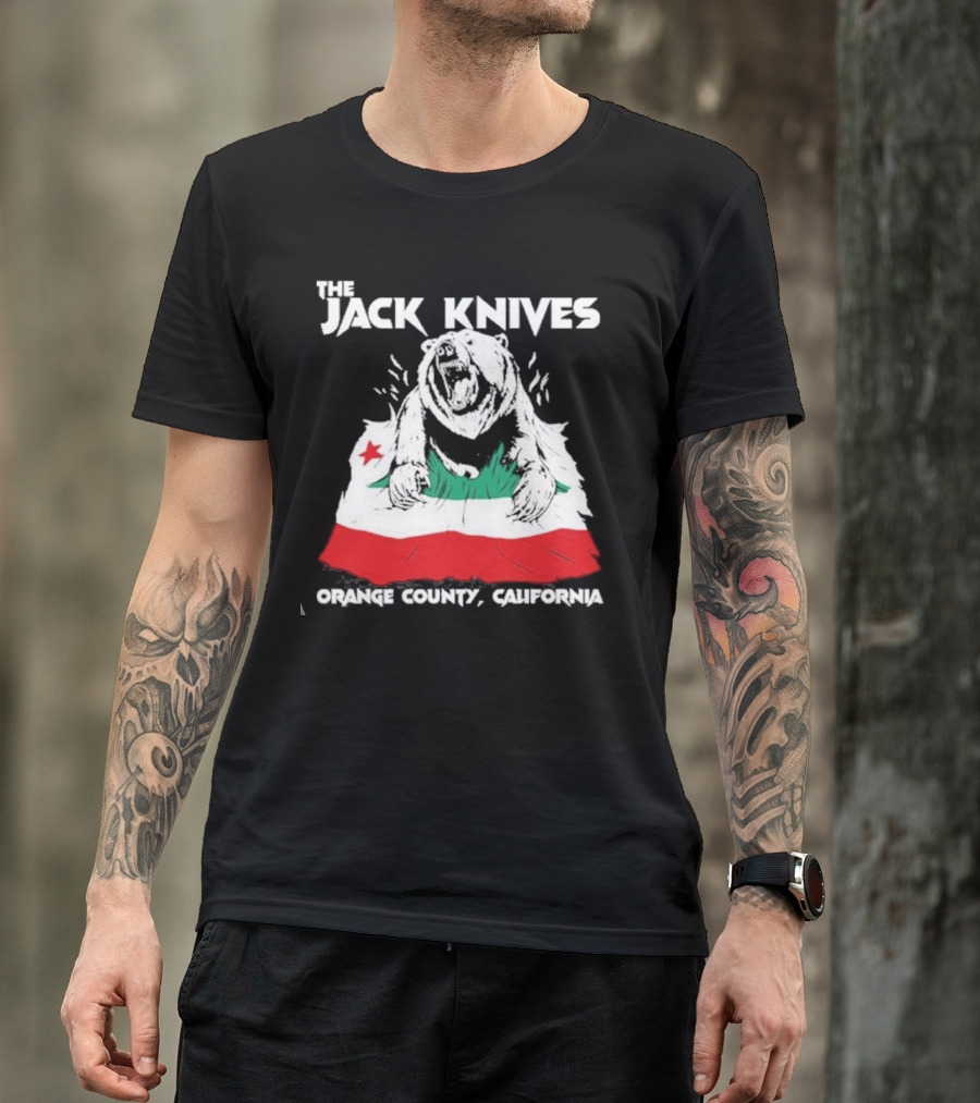 The Jack Knives Bear Orange County California T-Shirt
