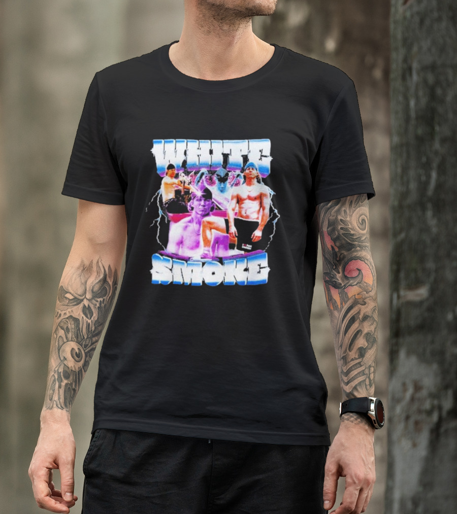 Danny Duncan White Smoke Shirt Lightning And Muscle Edition T-Shirt