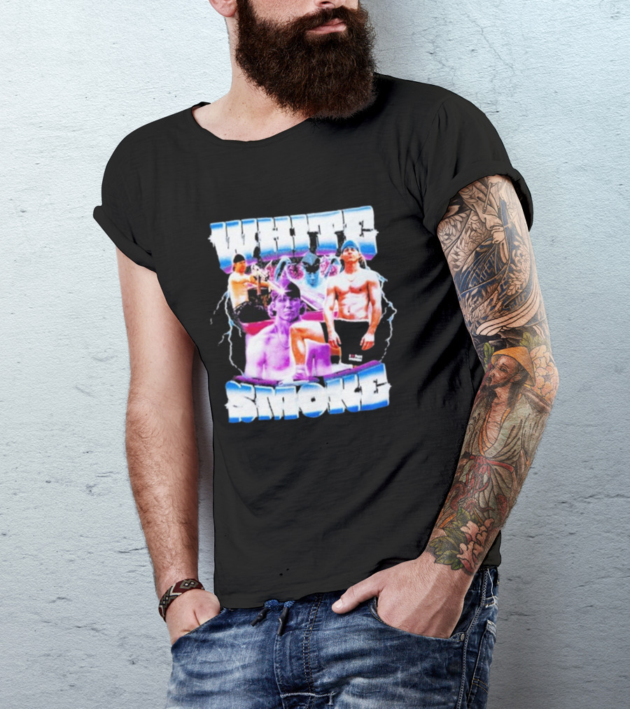 Danny Duncan White Smoke Shirt Lightning And Muscle Edition T-Shirt