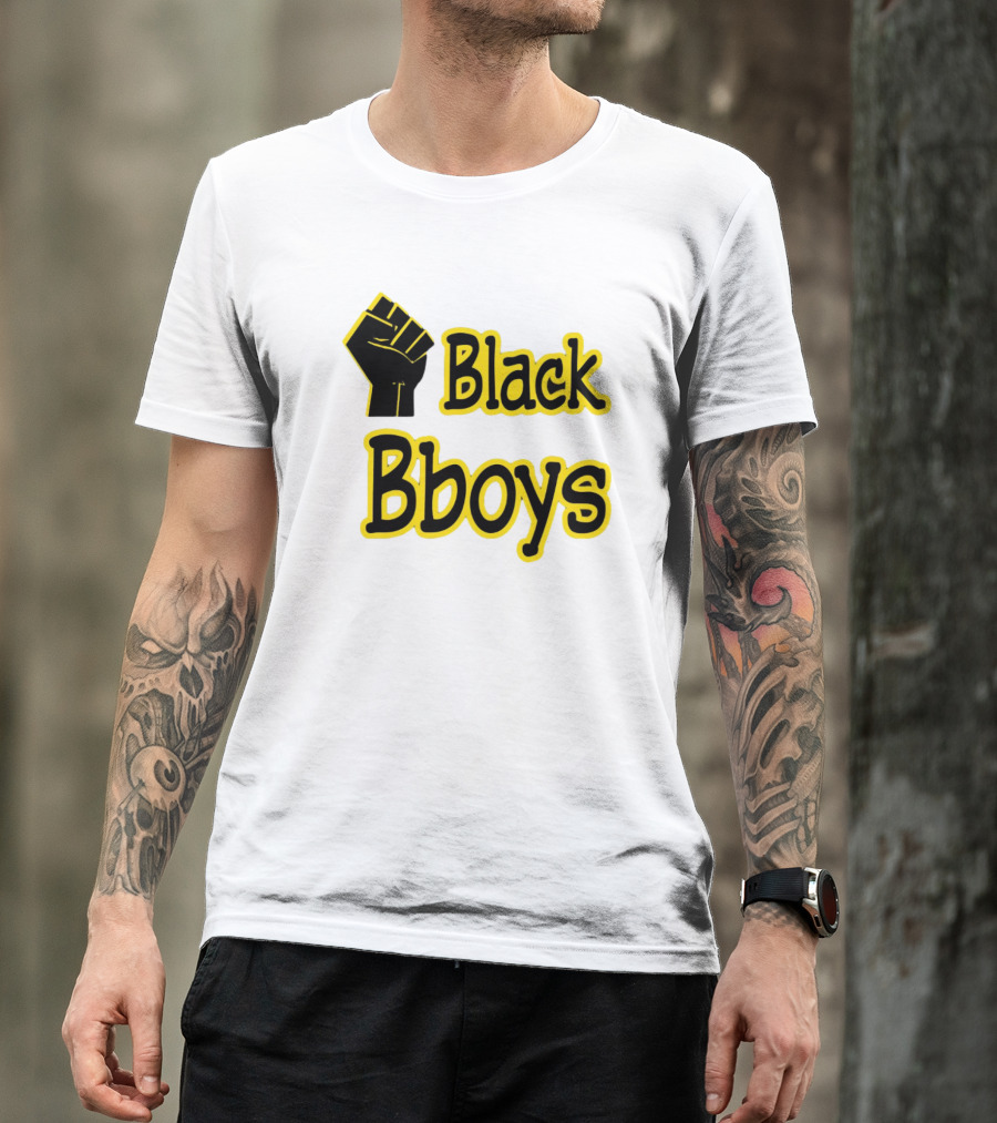 Destroy Quietly Black Bboys Fist T-Shirt