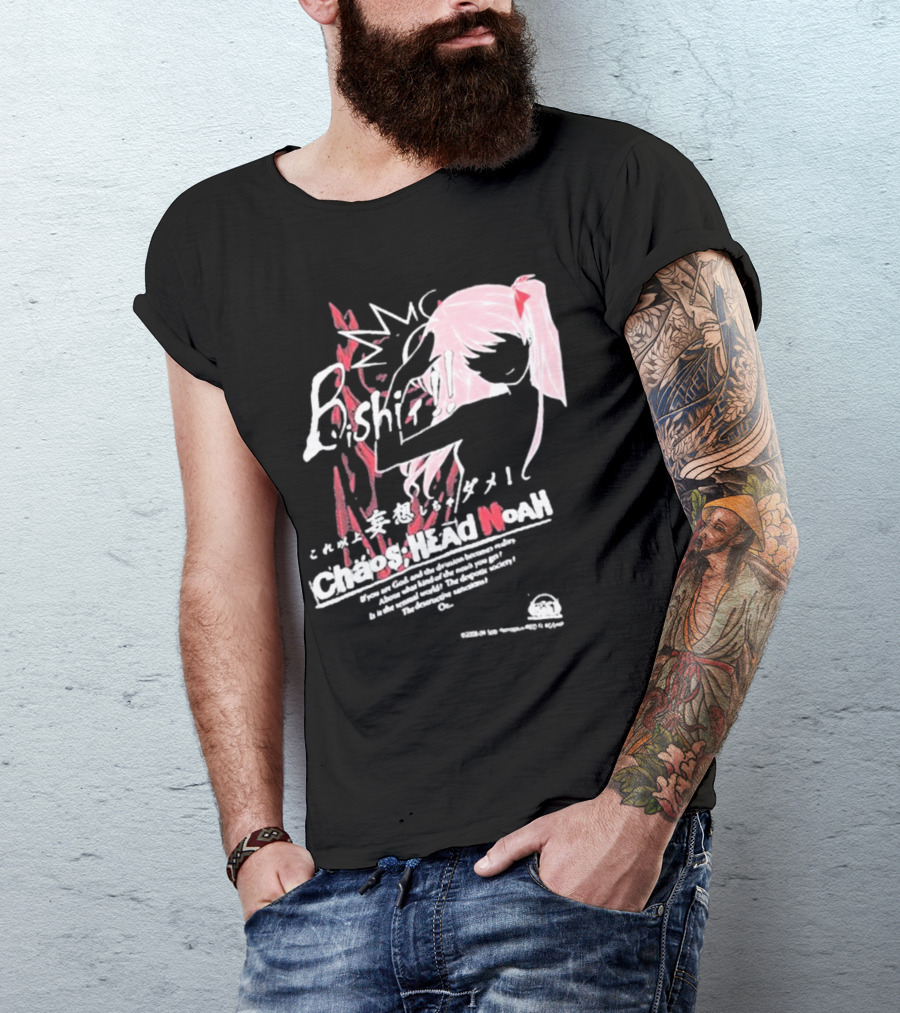 Chaos Head Noah Bishōjo Anime Waifu Manga Styling T-Shirt