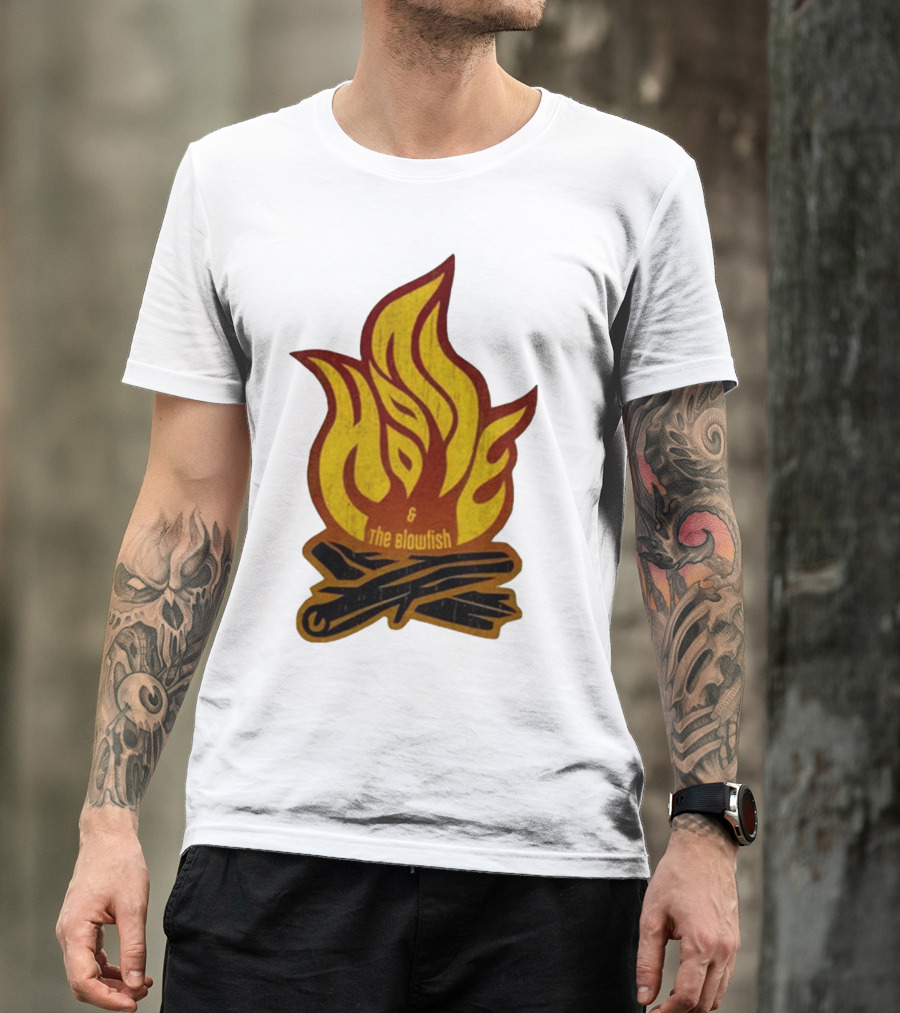 Hootie And The Blowfish Campfire Flame Logs T-Shirt
