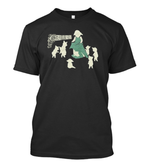 Clairo Charm Pig Vintage Fairy Tale Scene T-Shirt