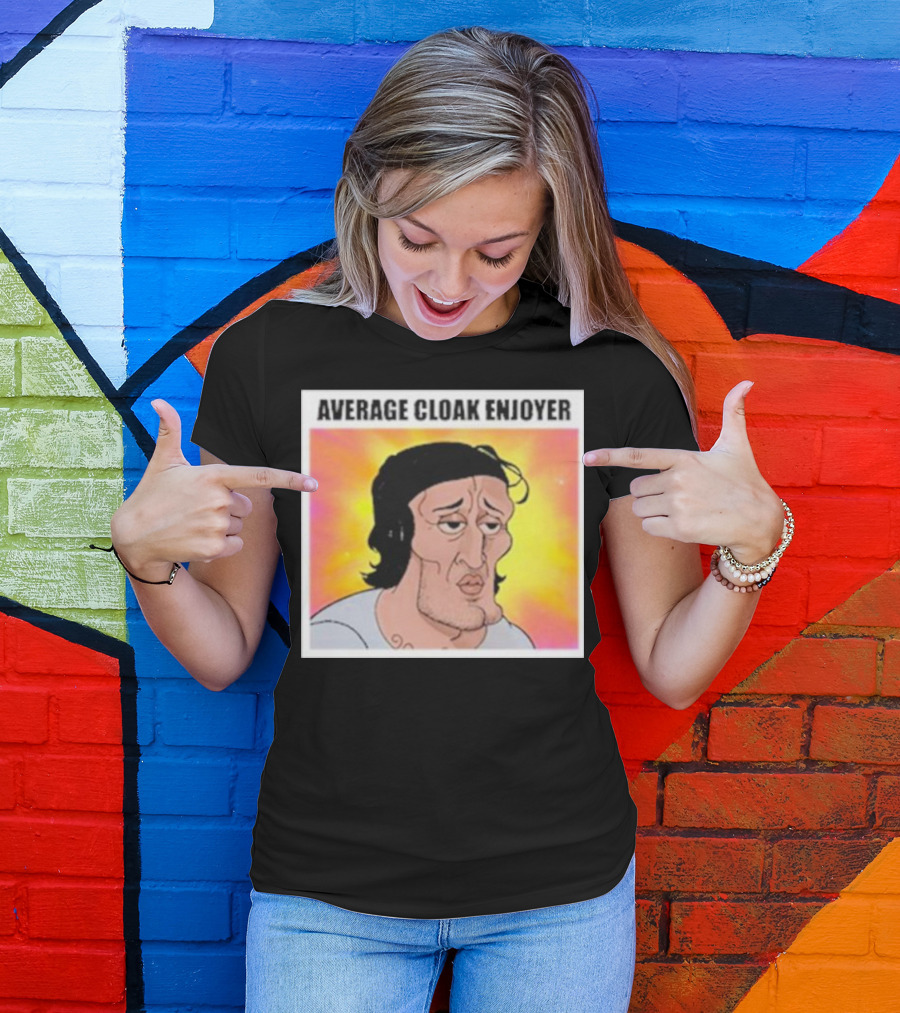 Average Cloak Enjoyer Parody Meme Comic T-Shirt