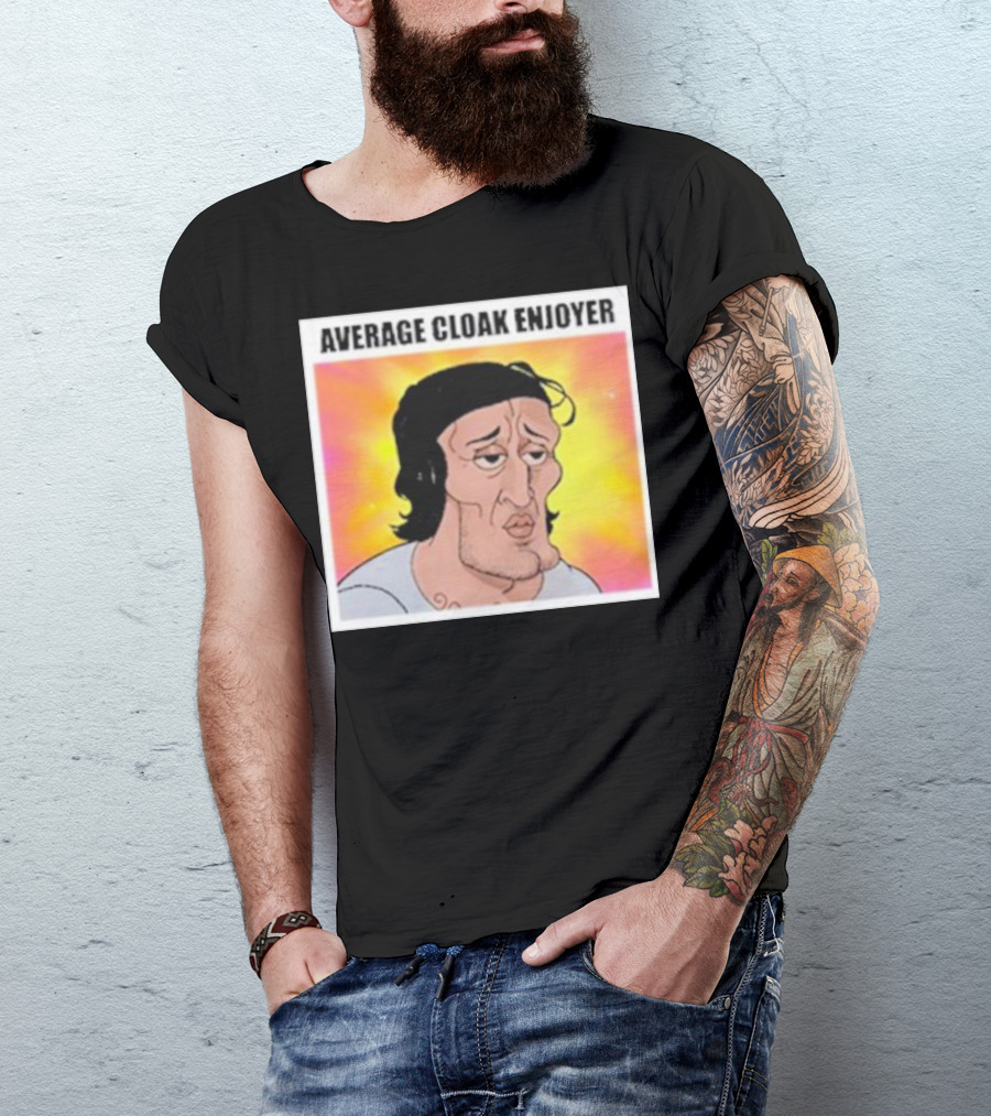 Average Cloak Enjoyer Parody Meme Comic T-Shirt