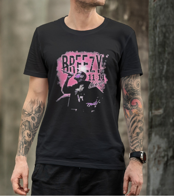 Breezy 11 11 Live Chris Brown T-Shirt
