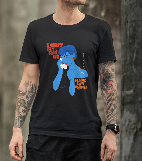 Magic City Hippies I Can’t Let You Go Blue Woman Smoking Retro T-Shirt