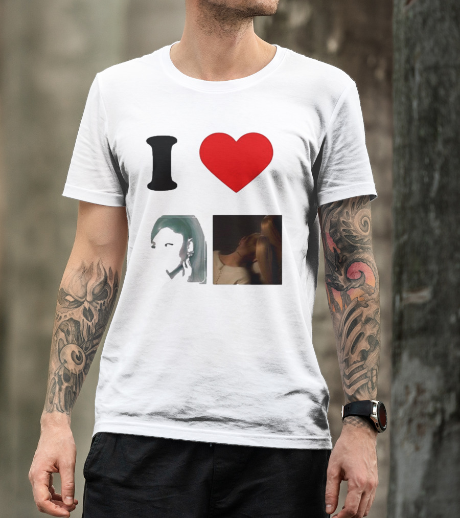 I Love Ariana Grande Cameron Fan Art Duo T-Shirt