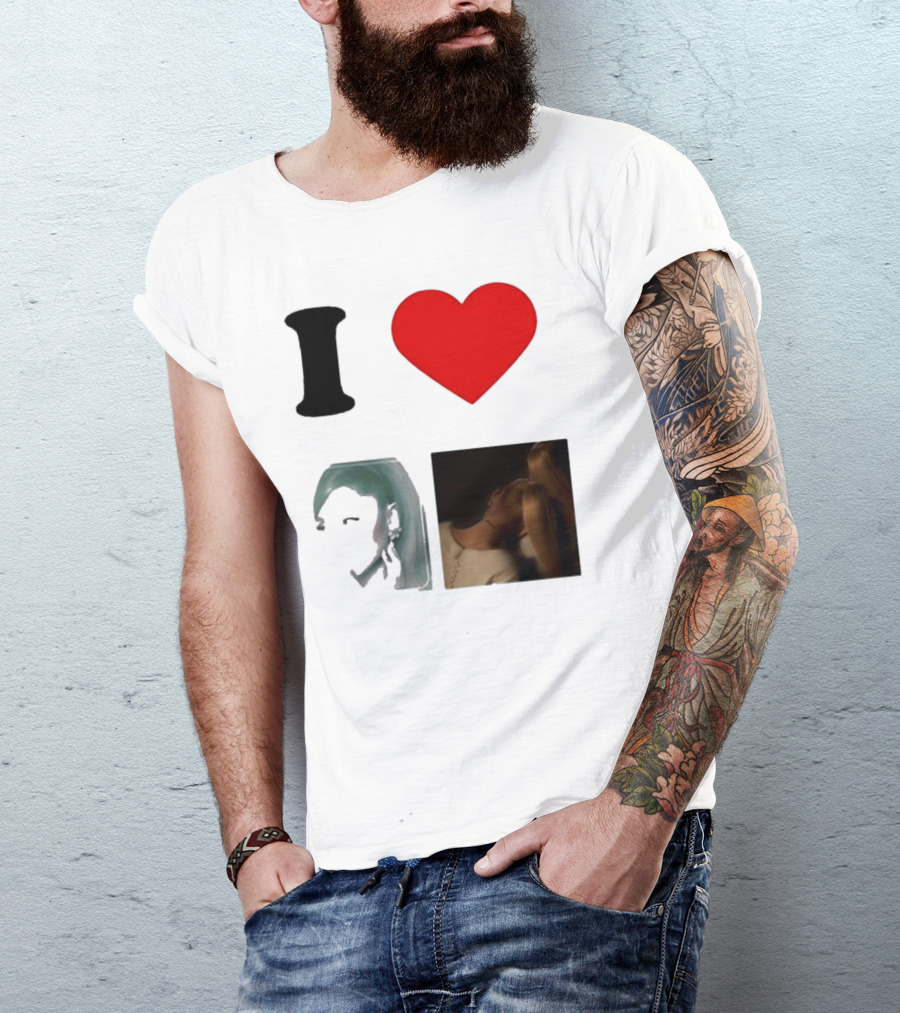 I Love Ariana Grande Cameron Fan Art Duo T-Shirt