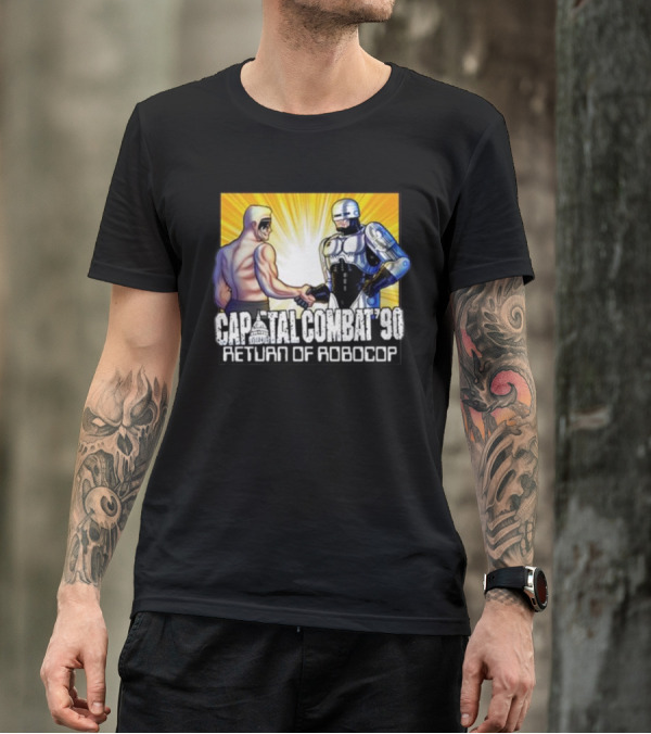 Capital Combat '90 Return Of Robocop Wrestling Encounter T-Shirt