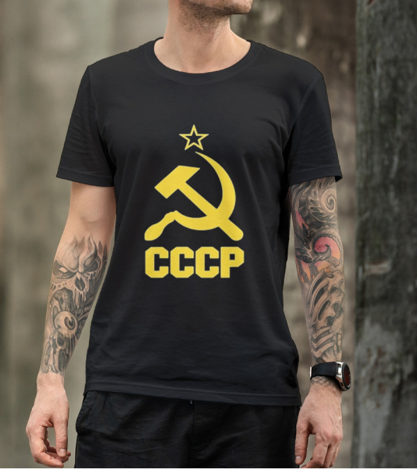 CCCP Hammer And Sickle Star Soviet T-Shirt