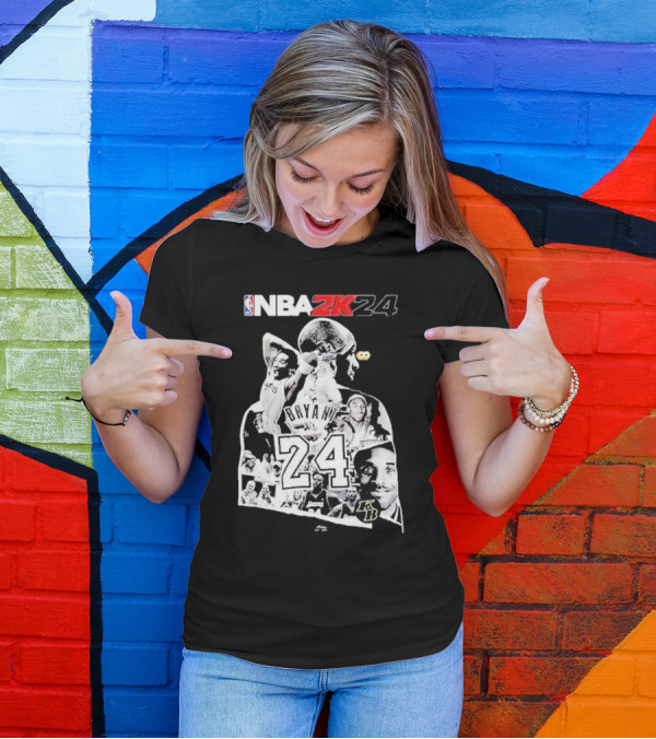 NBA 2K24 Mamba Day Kobe Bryant 24 08 24 Two Sides T-Shirt