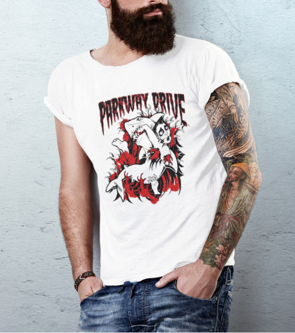Parkway Drive Blood In The Water Shark Attack T-Shirt