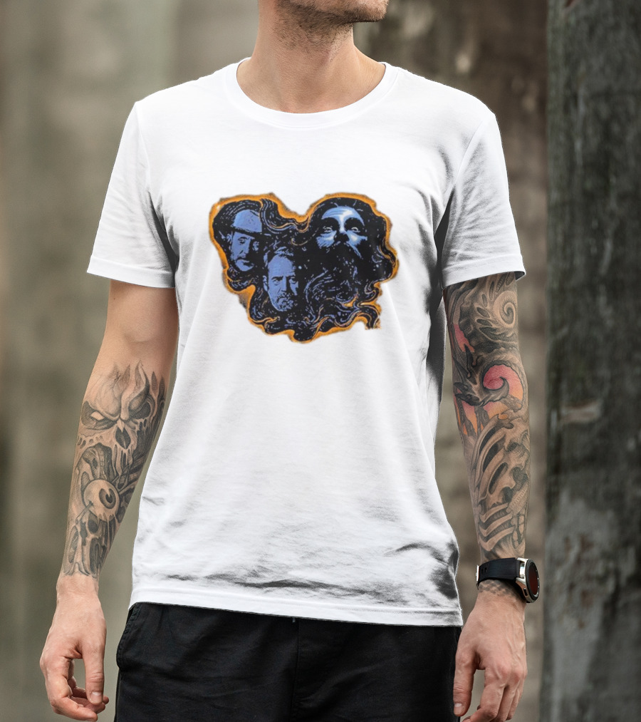 The White Buffalo A Freight Train Through The Night Faces And Mystical T-Shirt