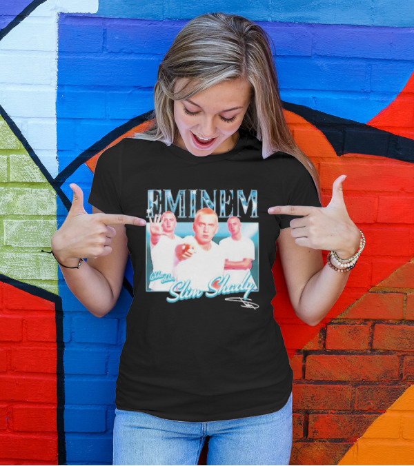Eminem Eminem Chka Chka Slim Shady Trio Image T-Shirt