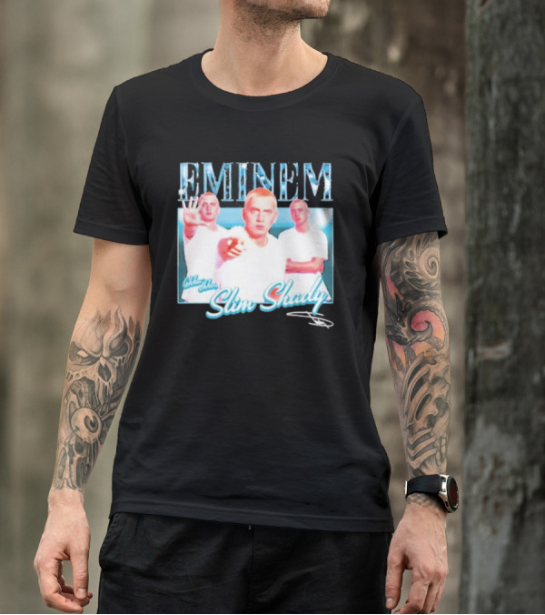 Eminem Eminem Chka Chka Slim Shady Trio Image T-Shirt