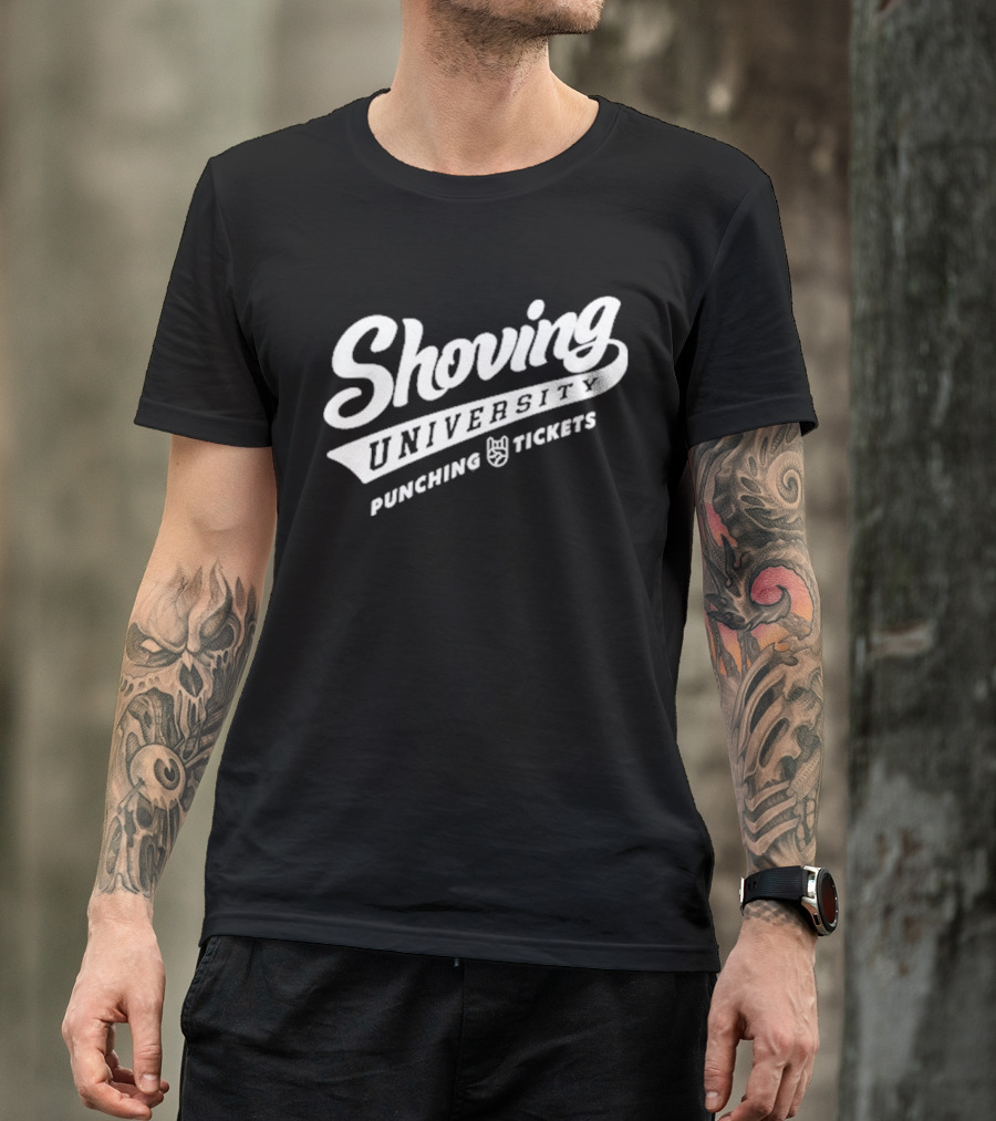 Paul Skenes Shoving University Punching Tickets T-Shirt