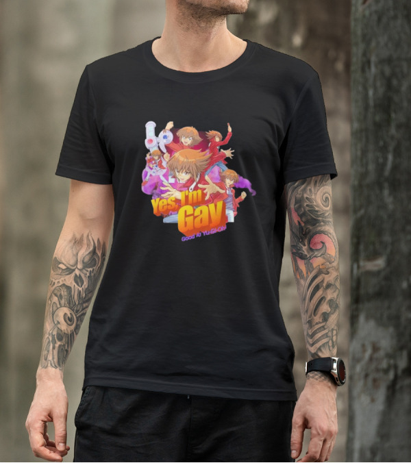 Yes I'm Gay Good At Yu-Gi-Oh Jaden Yuki Anime Character T-Shirt