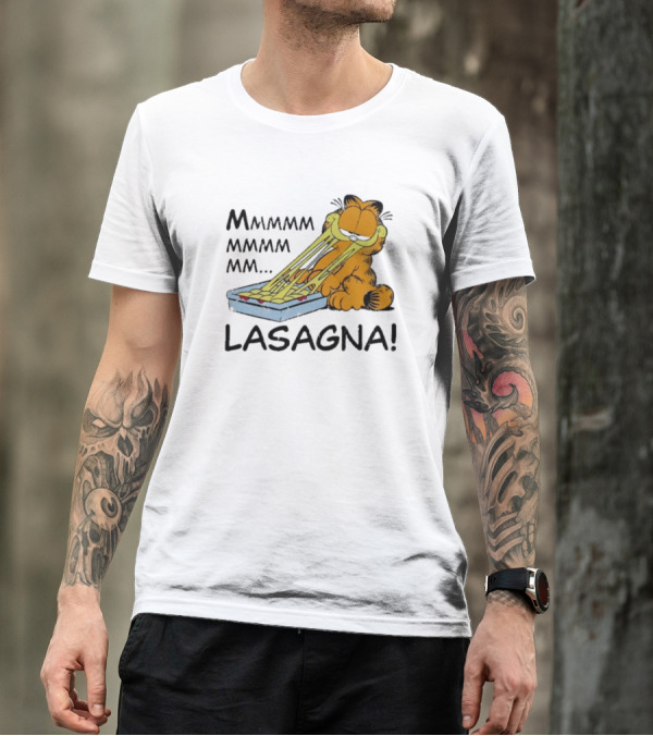 Garfield Mmmmmmmm MM Lasagna T-Shirt