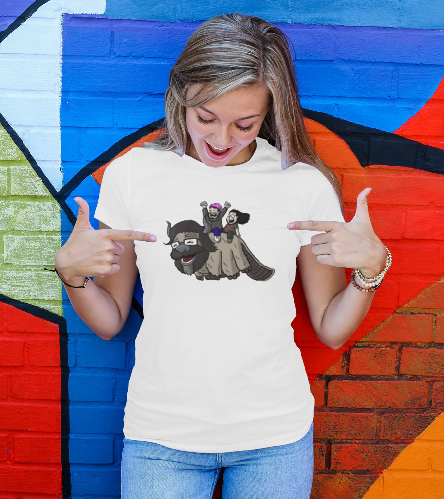 Dave Wonder Bearded Beauties Flying Creature Friends T-Shirt