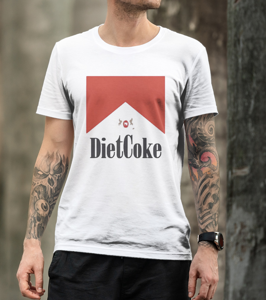 Diet Coke Marlboro Parody Cigarettes T-Shirt