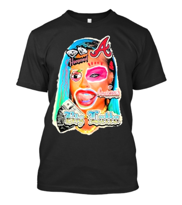 Big Latto Hoe$mad Cascade Atlanta Braves Money T-Shirt