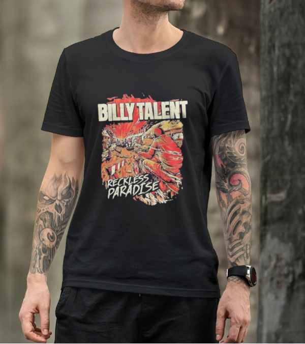 Billy Talent Reckless Paradise Explosive Motorcycle T-Shirt