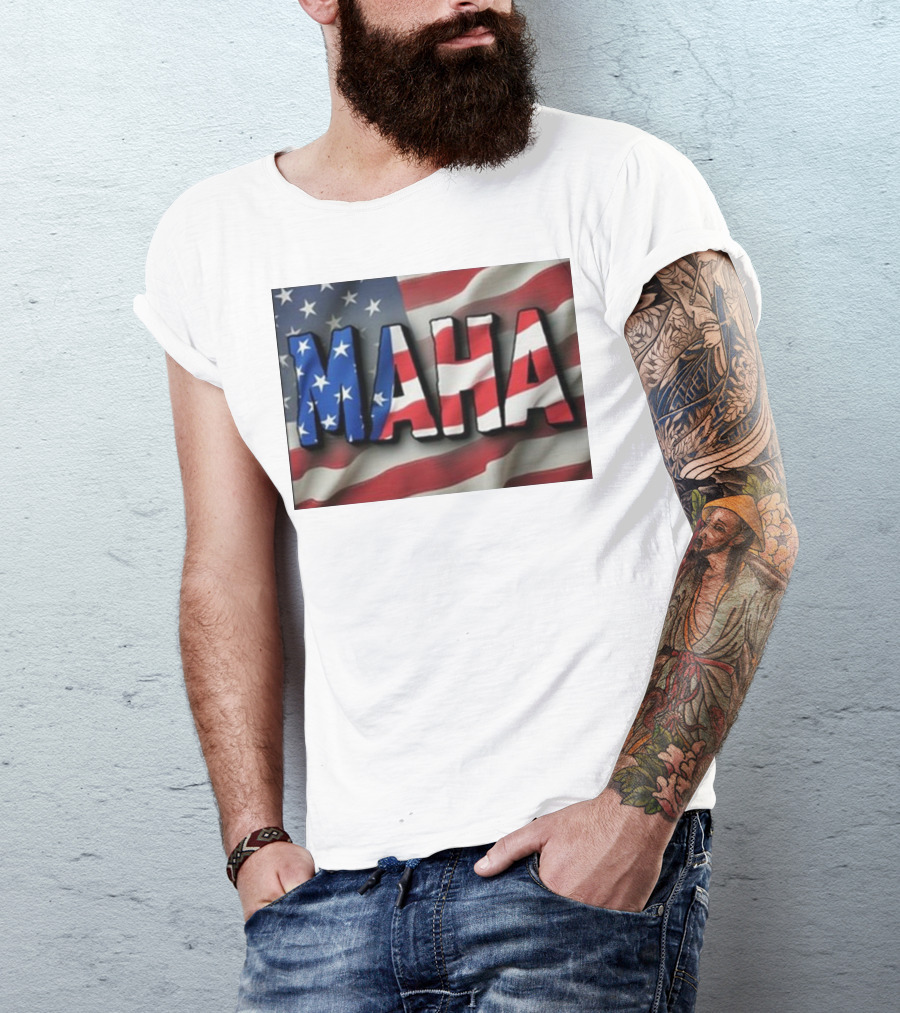 Bryce Lipscomb Maha Make America Healthy Again USA Flag T-Shirt
