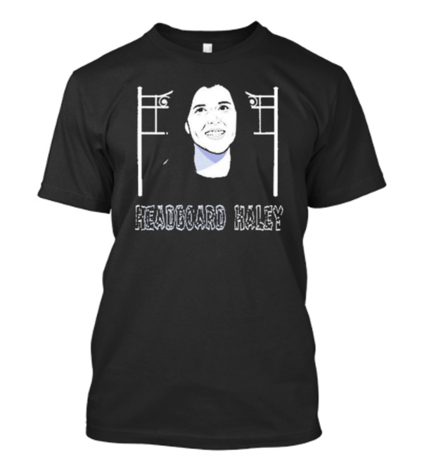 Headboard Haley Women Portrait With Decorative Headboard Elements T-Shirt