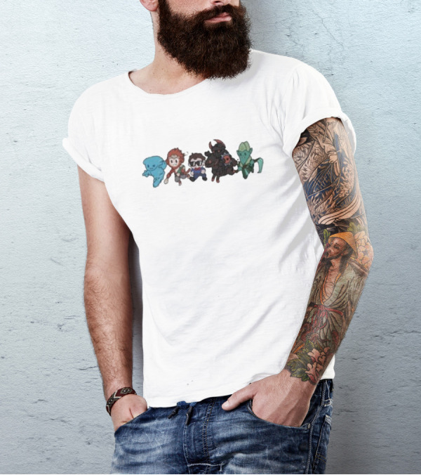 Gorgc Streamlabs Heroes Pixels Characters T-Shirt